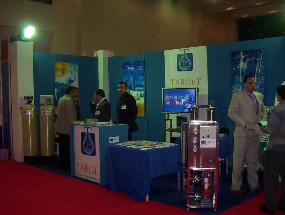Target Water Treatment Specialists team at an industry exhibition