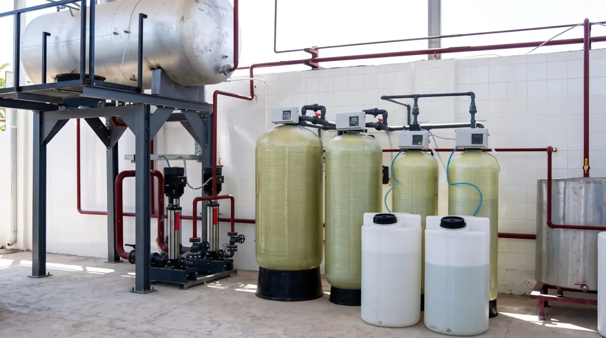 Boiler Feed Water Treatment - Dyeing & finishing factory, Obour City